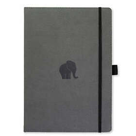 WildLife Dingbats* A4+ Lined Grey Elephant Notebook