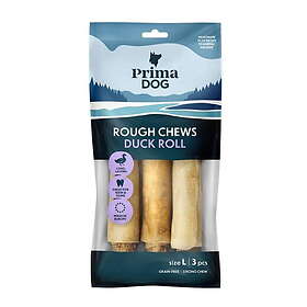 PrimaDog Rough Chews Tuggben med Anka 3-pack (L)