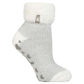 Heat Holders Original Ara Lounge Socks with Comfy Turnover Feather Top (Dam)