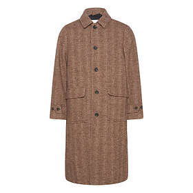 Les Deux Maximilian Herringb Wool Coat (Dam)
