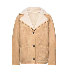 Mango Shearling-Lined Coat With Buttons (Dam)