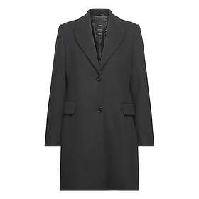 Mango Lapelled Straight-Cut Coat (Dam)