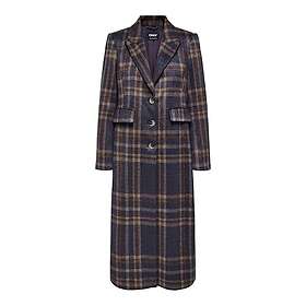 Only Carmakoma Caralina Life Check Wool Coat (Dam)