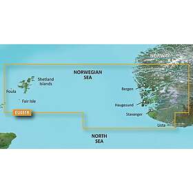 Garmin Bluechart g3 R HXEU051R: Lista-Sognefjorden