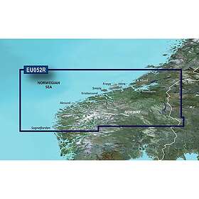 Garmin Bluechart g3 HD R HXEU052R: Sognefjorden-Trondheim