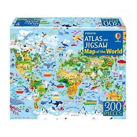 Atlas and Jigsaw Map of the World (häftad, eng)