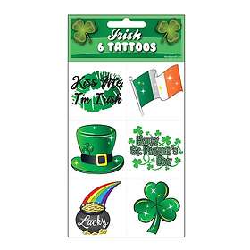 Tatueringar St Patricks Day 6-pack