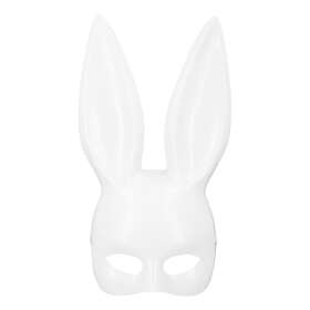 Halvmask Kanin Vit One size