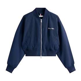 Tommy Hilfiger Leather Bomber Jacket (Women's)