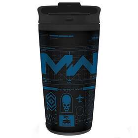 Pyramid Call Of Duty Modern Warfare 4 (icons) Metal Travel Mug