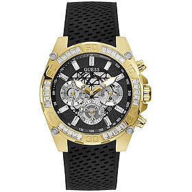 Guess GW0333G2 Multifunction Svart/Gummi Ø46 mm