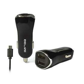 Beline Billaddare USB-A Till USB-A Med Micro-USB Kable