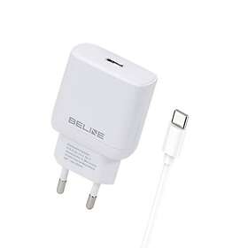 Beline Väggladdare USB-C Med USB-C Kabel 25W