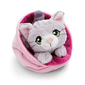 Nici gosedjur cat in pink basket 12 cm