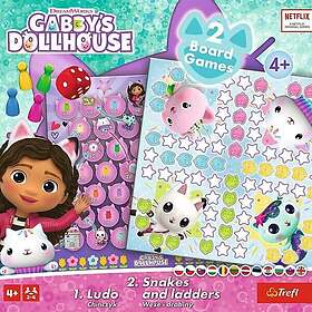 Trefl GABBY´S DOLLHOUSE Brädspel 2 in 1