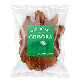 Naturligt Hundtugg Grisöron 10-pack