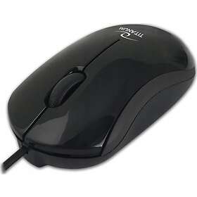 Esperanza TM125K Titanium Wired mouse (black) Mouse 3 knappar Svart