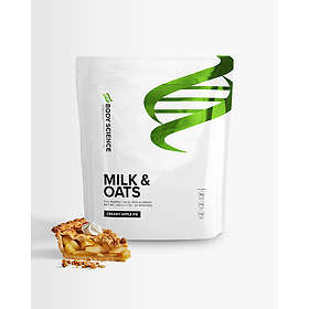 Body Science x Måltidsersättning 1kg Creamy Apple Pie Milk & Oats Enkelt mellanmål