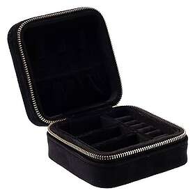 Dark Velvet Jewellery Box Mini Black