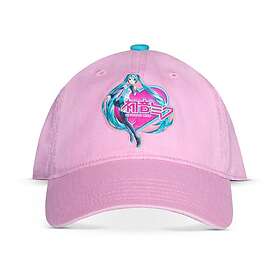 Denim Hatsune Miku Pink Adjustable Cap