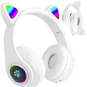 Bright Trådlösa on ear-hörlurar med kattöron