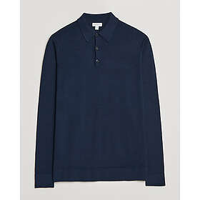 Sunspel Long Sleeve Polo (Herr)