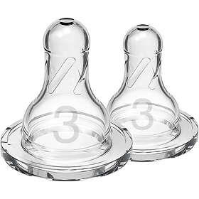 Dr Brown's Level 3 Silicone NN Nipple 2-pack