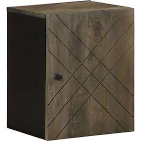 vidaXL Väggmonterat badrumsskåp 38x33x48 cm massivt mangoträ