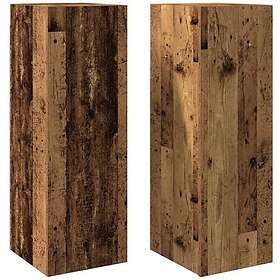 vidaXL TV-skåp 2 st åldrat trä 30,5x30x90 cm konstruerat trä