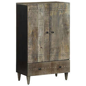 vidaXL Skap 60x33x110cm Massivt Mangotre