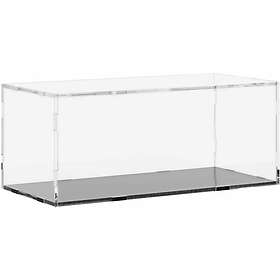 vidaXL Akryllåda transparent 34x16x14 cm