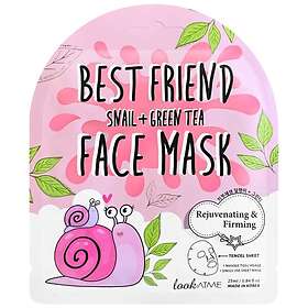 Look At Me Best Friend (snail Green Tea) Tencel Face Mask - Hitta Bästa 