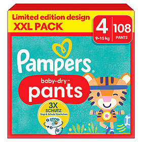 Pampers Baby-Dry 4, 108-pack 9kg-15kg