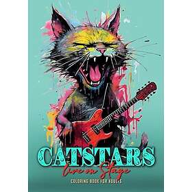 Catstars live on Stage Coloring Book for Adults