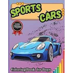 Sports Cars Coloring Book for Boys