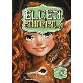 Elven and Animals Coloring Book for Adults