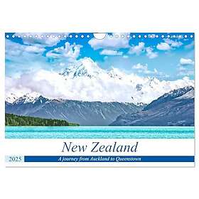 A journey from Auckland to Queenstown (Wall Calendar 2025 DIN A4 landscape), CALVENDO 12 Month Wall Calendar