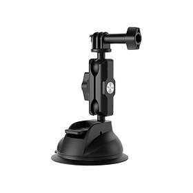 Telesin Universal Suction Cup Holder with phone holder and action camera mounting TE-SUC-012