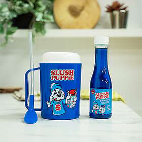 Fizz Creations SLUSH PUPPiE Making Cup & Original Blueberry Syrup Set Blue