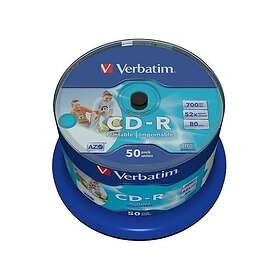 Verbatim CDR 52x SP 700MB Pr. DL+ 50 pieces