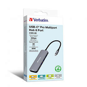 Verbatim USB-C Pro multiport hub CMH-08