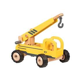 Goki Wooden Crane Truck Yellow