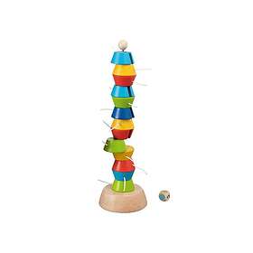 Goki Wooden Wobbling Tower Game 15 pcs.