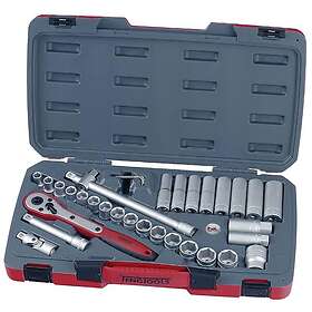 Teng Tools Hylsnyckelsats med 1/2 tum fyrkantsfäste M1234