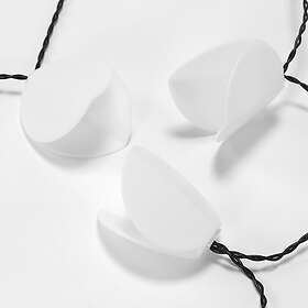 IKEA SOLVINDEN LED ljusslinga med 12 ljus Sladdlängd mellan ljuspunkter: 18 cm