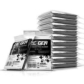 Re-Gen Emergency Foil Blanket 140x204cm – 12-pack