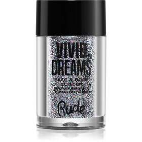 Rude Cosmetics Vivid Dreams Ansikts- och kroppsglitter 2,7g