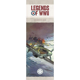 Legends of WWII Slim Calendar 2025