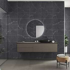 Fibo Våtrumsskiva 2272-LM6030 S Black Marble 10x620x3020 mm