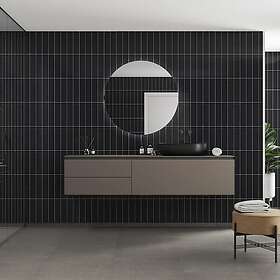 Fibo Våtrumsskiva 2124-M0830 HG Black Gloss 10x620x2400 mm